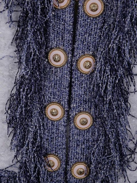 Balmain fringed jacket - White - zdjęcie produktu nr 2