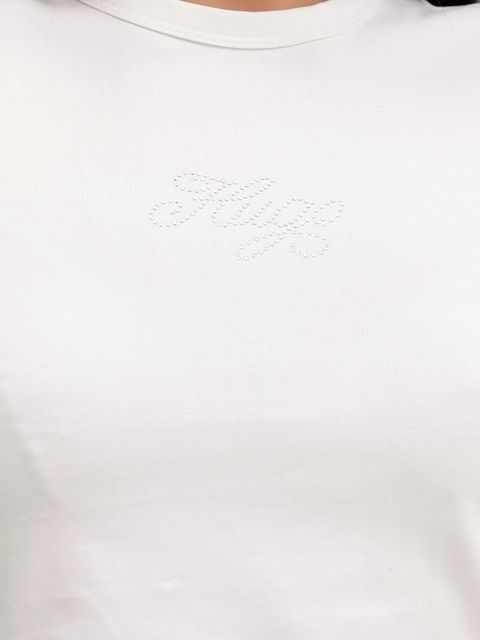 Hugo Blue t-shirt damski kolor biały 50551404