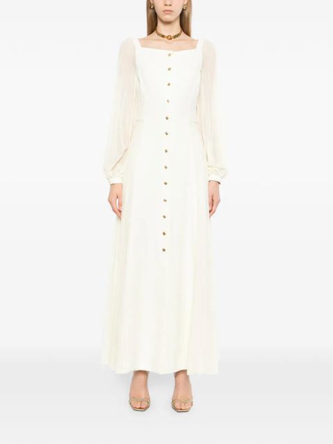 Versace pleated maxi dress - Yellow - zdjęcie produktu nr 2