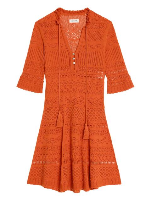 Zadig&Voltaire tassel button mini dress - Orange - zdjęcie produktu nr 1