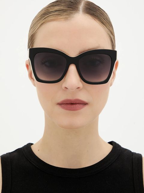 Marc Jacobs okulary przeciwsłoneczne damskie kolor czarny MARC 853/S