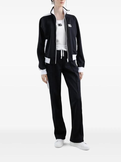 Dolce & Gabbana logo-embroidered track pants - Black - zdjęcie produktu nr 2