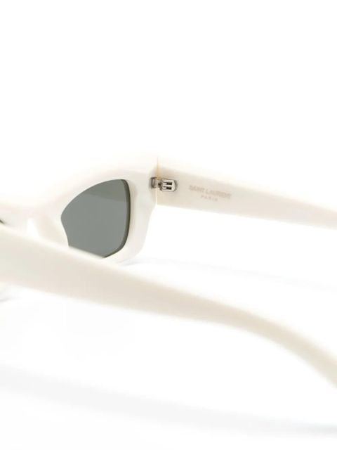 Saint Laurent Eyewear Classic cat-eye sunglasses - White