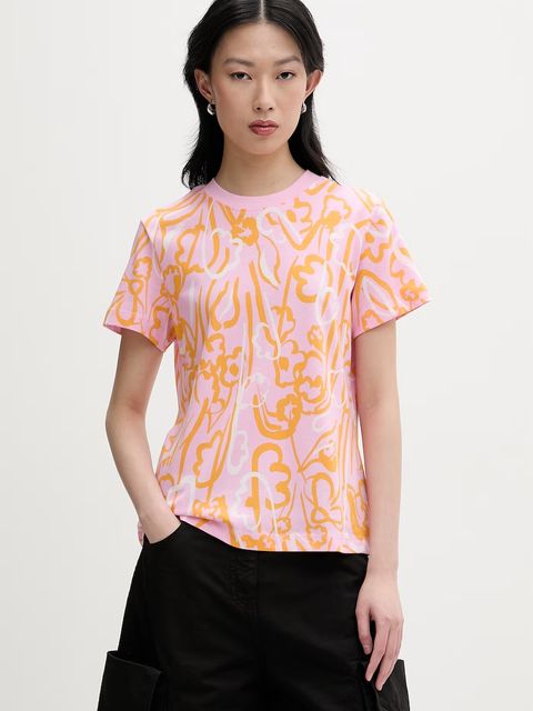 Marimekko T-shirt damski z bawełną - zdjęcie produktu nr 2