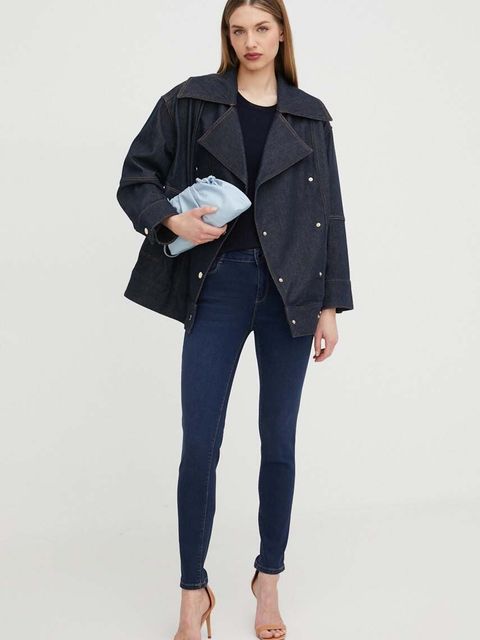 Morgan jeansy PARDA damskie kolor granatowy - zdjęcie produktu nr 2