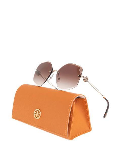Tory Burch oversized-frame sunglasses - Pink