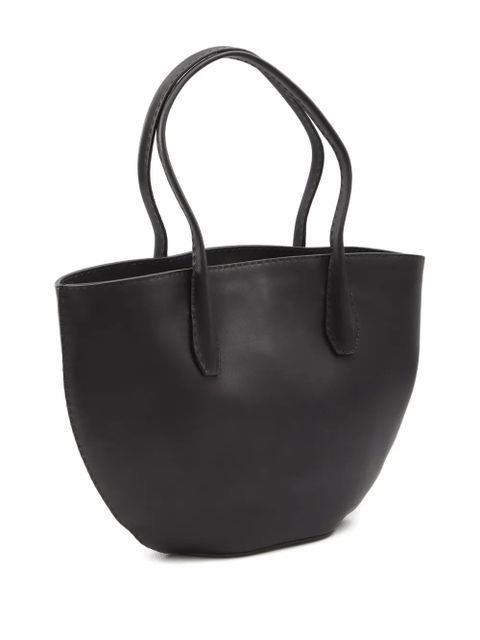 The Row Alger leather tote bag - Black