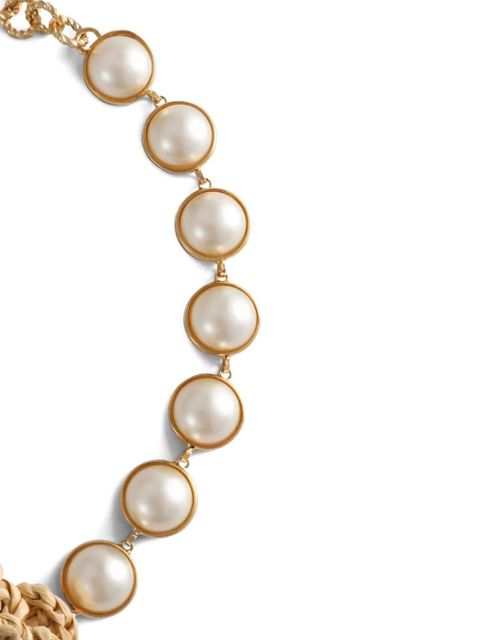 Dolce & Gabbana floral-motif necklace - Gold