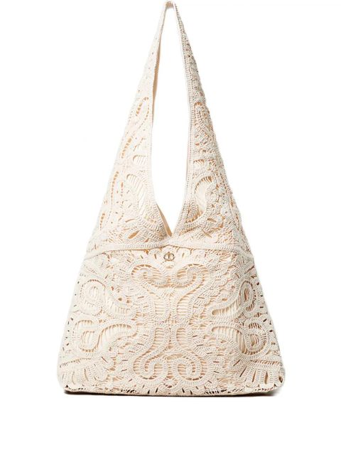 TWINSET Ventotene crochet shoulder bag - Neutrals - zdjęcie produktu nr 1