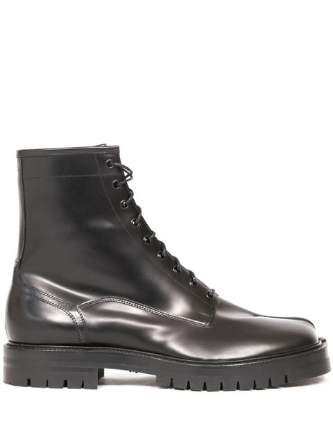 Maison Margiela Tabi split-toe lace-up boots - Black - zdjęcie produktu nr 1
