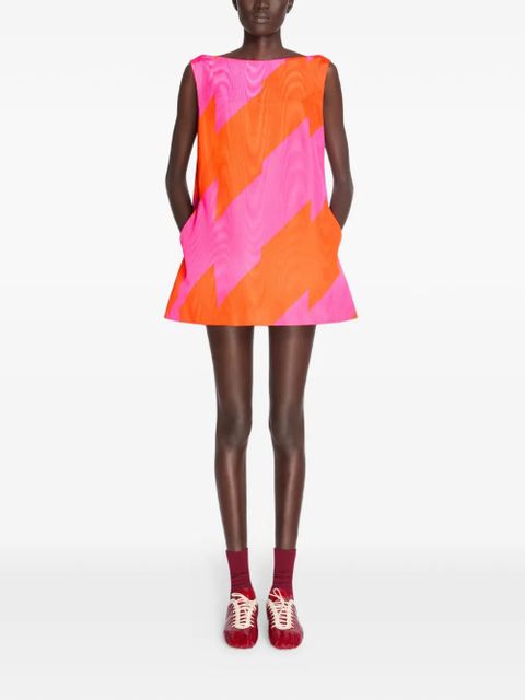 DRIES VAN NOTEN zigzag mini dress - Pink - zdjęcie produktu nr 2