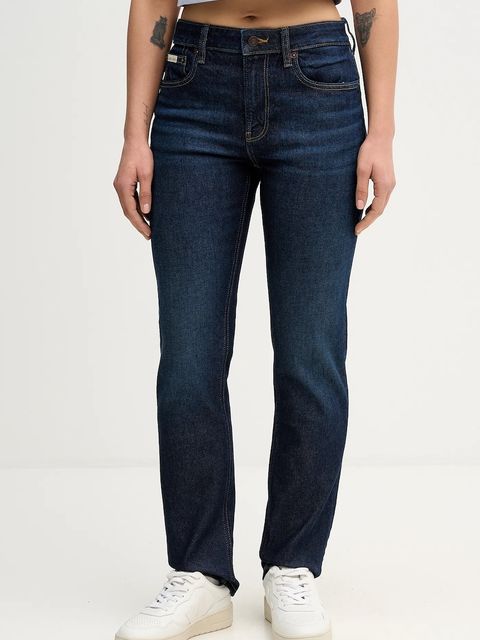 Calvin Klein Jeans jeansy damskie kolor granatowy LV147D781G - zdjęcie produktu nr 1