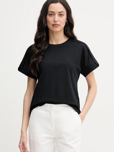 United Colors of Benetton T-shirt damski bawełniany - zdjęcie produktu nr 2