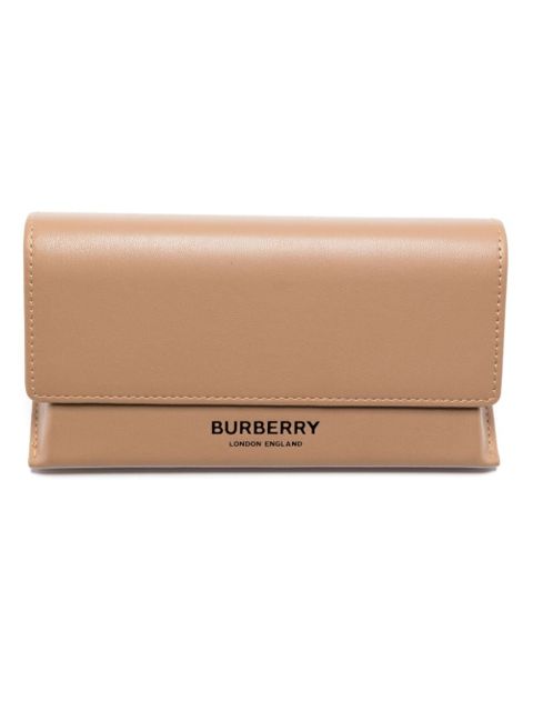 Burberry Eyewear logo lettering plaque tinted sunglasses - Green