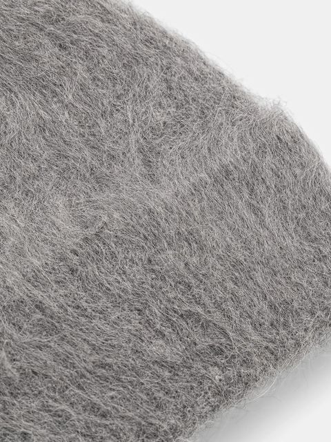 Answear.LAB czapka kaszmirowa kolor szary