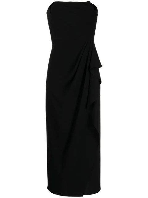 Simkhai Keelan draped-detail dress - Black - zdjęcie produktu nr 1