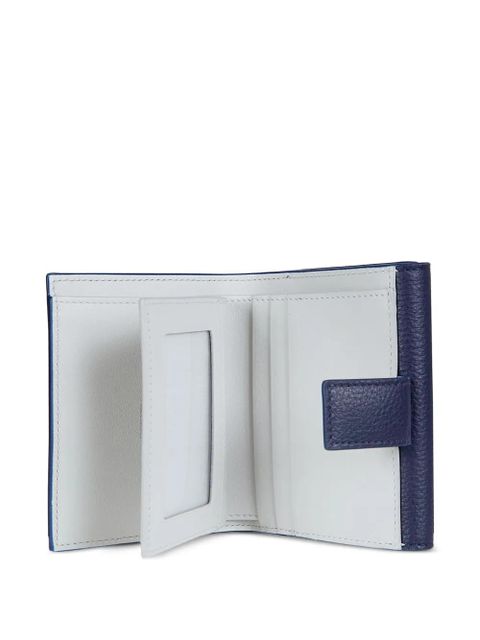 Ferragamo Gancini grained-leather wallet - Blue