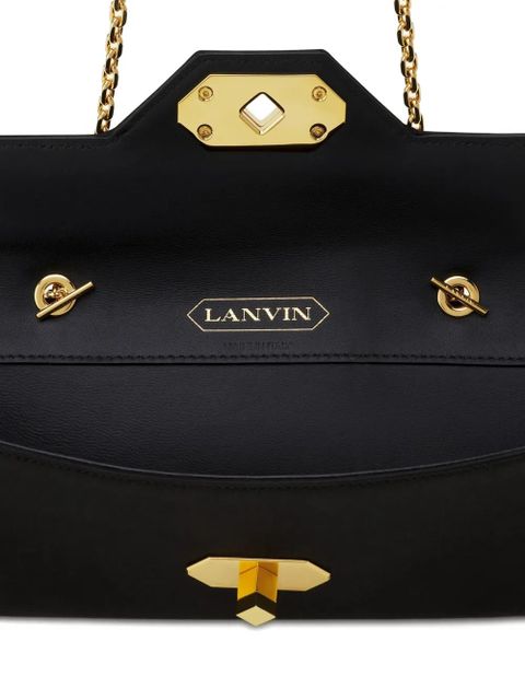 Lanvin chain detail clutch bag - Black
