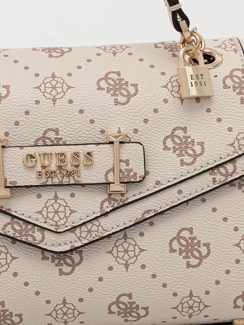 Guess torebka SILIA kolor beżowy HWGP98 90210