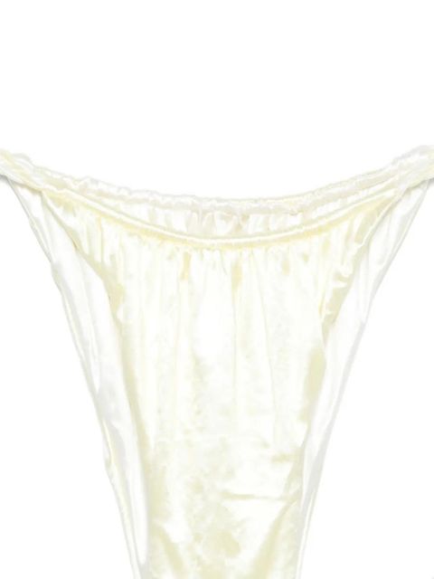 Isa Boulder twist strap bikini bottom - Neutrals