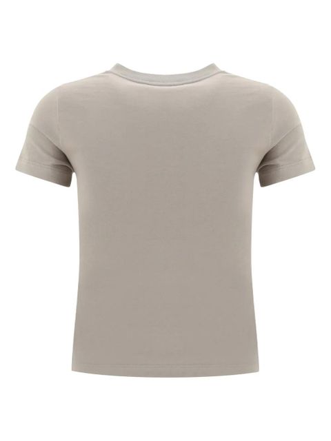 Chloé flocked-logo T-shirt - Grey - zdjęcie produktu nr 2