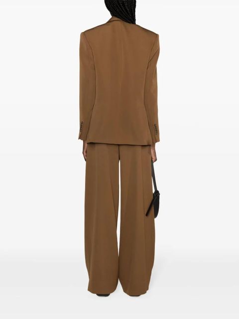 WARDROBE.NYC double-breasted virgin wool blazer - Brown