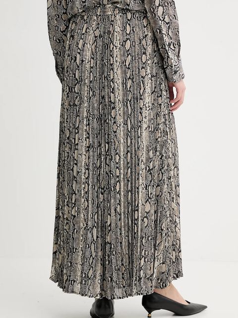 MICHAEL Michael Kors spódnica kolor szary maxi rozkloszowana MT570J5ABE