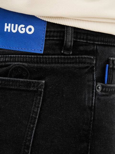 Hugo Blue jeansy damskie medium waist 50546332