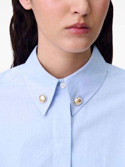 Claudie Pierlot button-detail shirt - Blue