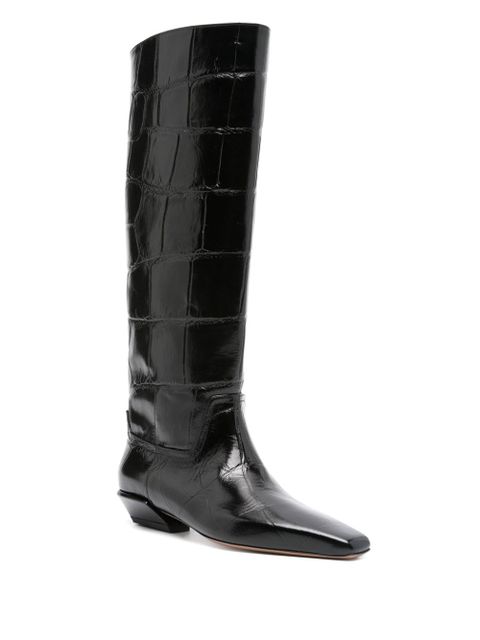 Paris Texas leather boots - Black - zdjęcie produktu nr 2