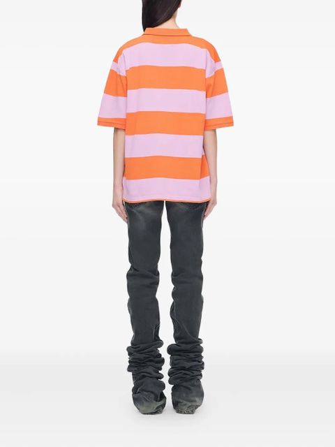 Marc Jacobs Tiny Teddy striped polo top - Orange - zdjęcie produktu nr 2