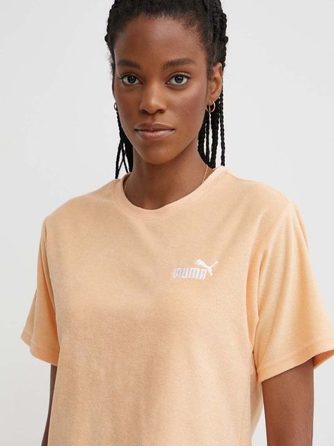 Puma t-shirt damski kolor pomarańczowy 677947