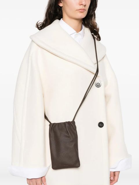 The Attico strapless embellished-hem mini dress - Black