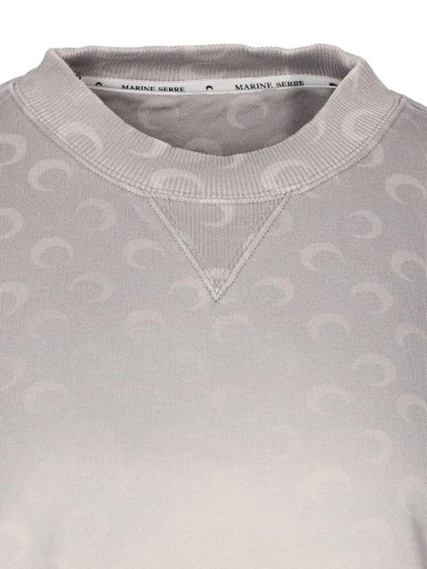 Marine Serre Moon-logo sweatshirt - Grey