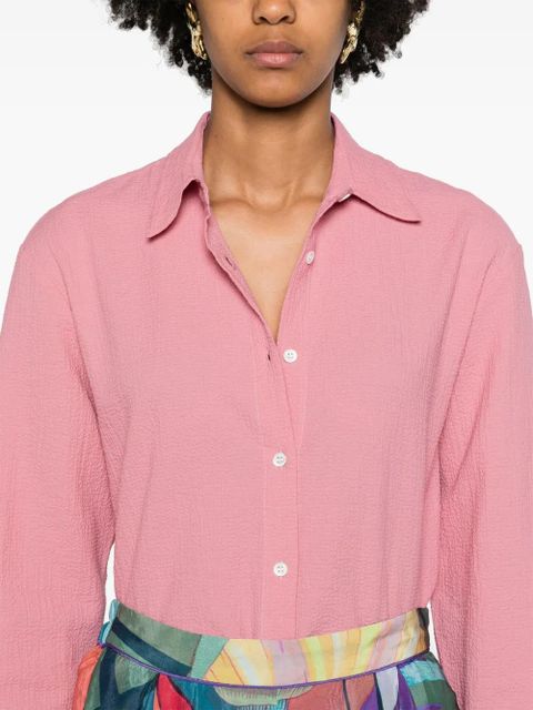 MC2 Saint Barth seersucker cotton shirt - Pink