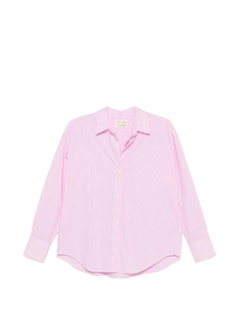 MC2 Saint Barth striped embroidered shirt - Pink - zdjęcie produktu nr 1