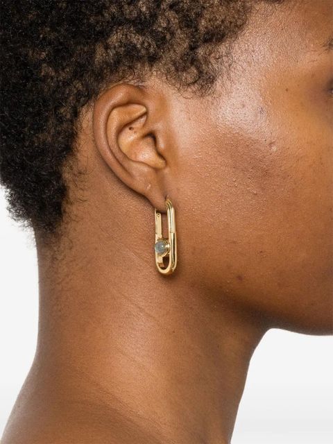 Missoma Zenyu Link Gemstone hoops - Gold - zdjęcie produktu nr 2