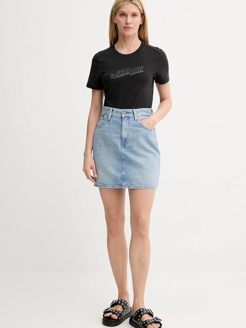 G-Star t-shirt bawełniany damski kolor czarny D26248-D101