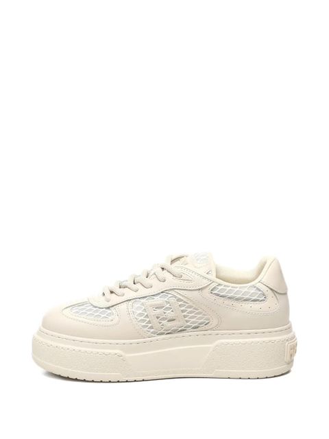 FENDI Match logo-plaque low-top sneakers - White - zdjęcie produktu nr 2