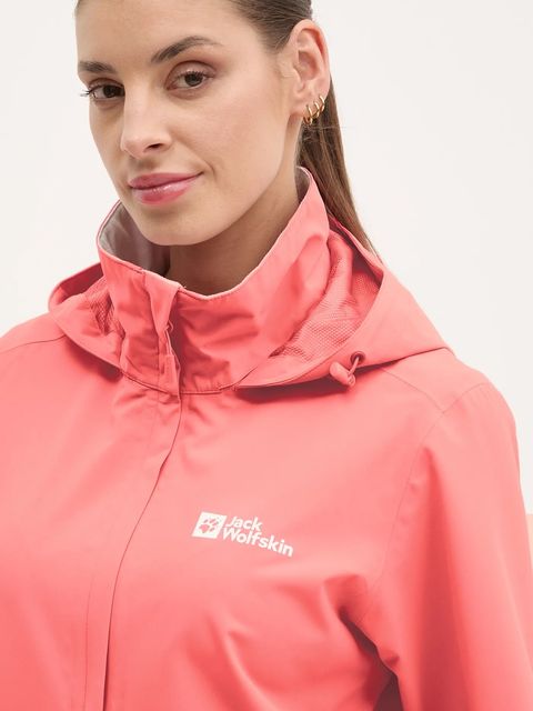 Jack Wolfskin kurtka outdoorowa Trailtime 2L kolor pomarańczowy A63902