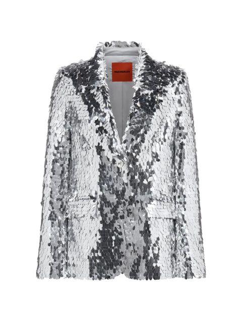 Simon Miller Leon sequin-embellished blazer - Silver - zdjęcie produktu nr 1