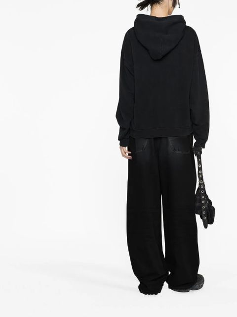 Balenciaga Be Different print hoodie - Black