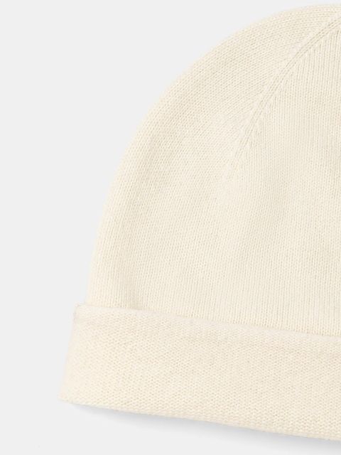 Answear.LAB czapka wełniana kolor beżowy