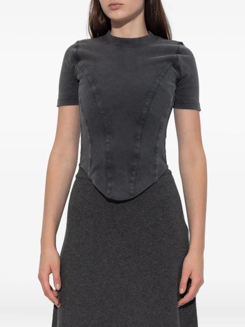 Balenciaga panelled T-shirt - Grey