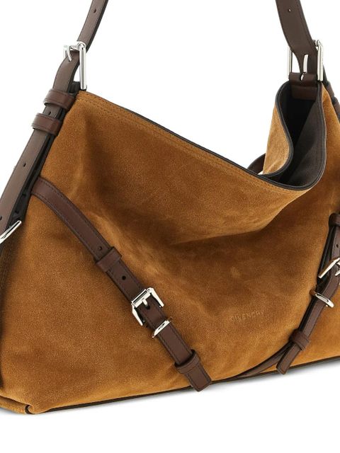 Givenchy medium Voyou suede shoulder bag - Brown
