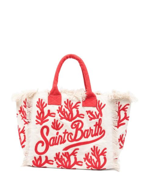 MC2 Saint Barth Vanity logo-embroidered tote bag - Neutrals - zdjęcie produktu nr 1