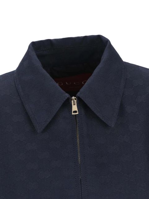 Gucci GG-patterned jacket - Blue