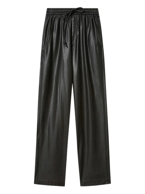 MARANT ÉTOILE elasticated-waistband trousers - Black - zdjęcie produktu nr 1