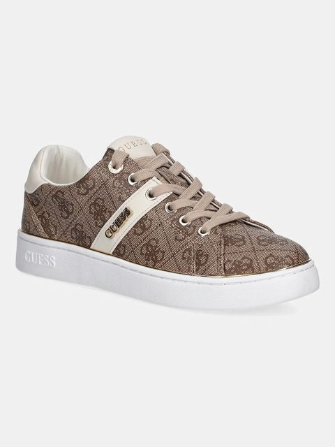 Guess sneakersy BRITZ damskie kolor beżowy FLFBTZ FAL12 - zdjęcie produktu nr 1