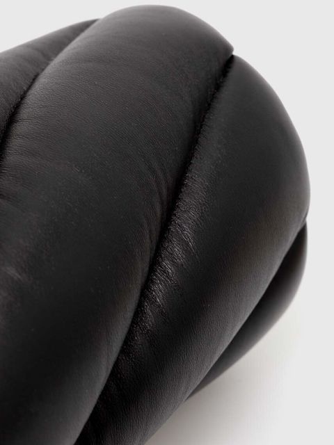 Fiorucci torebka skórzana Black Leather Mella Bag